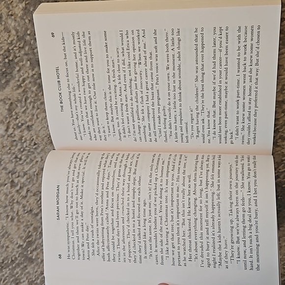 1/$7 or 2/$10 The Book Club Hotel Book  By: Sarah Morgan. Paperback - Picture 5 of 6